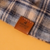 X Paw Gingham Dog Scarf - Brown