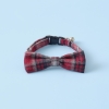 X Paw Billy Cat Rattle Bowtie Collar - Red