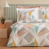 3 Pieces Lenny 160 x 220 cm Cotton Single Pique Set - Multicolor