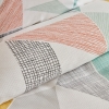 3 Pieces Lenny 160 x 220 cm Cotton Single Pique Set - Multicolor