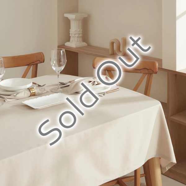Caroline Carefree 140 x 200 cm Tablecloth - Beige