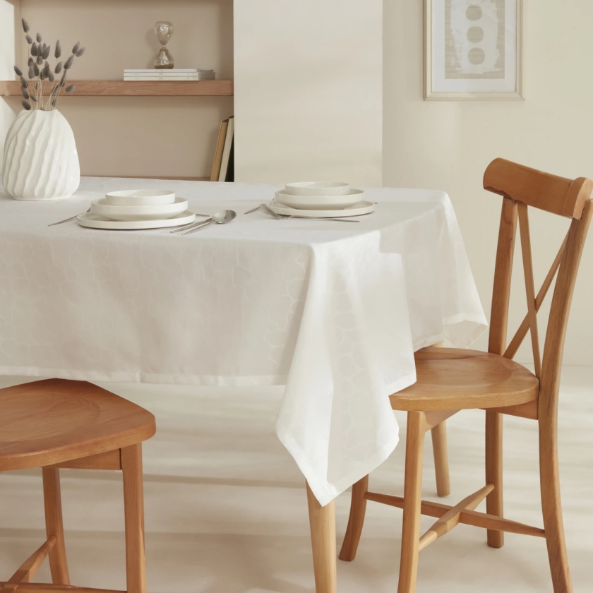 Pebble 140 x 200 cm Tablecloth - Wh..