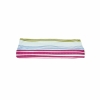 160 x 220 cm Elvis Cotton Single Pique - Indigo / Green / Pink
