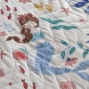 2 Pieces Young Mermaid 160 x 230 cm Single Bedspread Set - Multicolor
