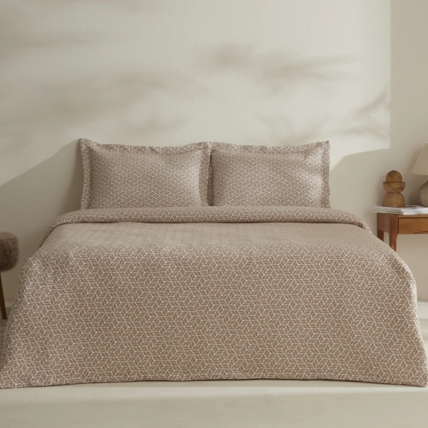 3 Pieces Secret 240 x 250 cm Double Pique Set - Beige
