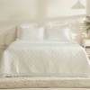 3 Pieces Arya 240 x 250 cm Double Bedspread Set - Off White