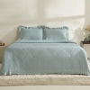 3 Pieces Arya 240 x 250 cm Double Bedspread Set - Blue