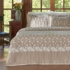 3 Pieces Sasil 240 x 250 cm Double Bedspread Set - Beige