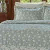 3 Pieces Sasil 240 x 250 cm Double Bedspread Set - Mint