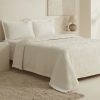3 Pieces Olivia 240 x 250 cm Double Bedspread Set - Off White