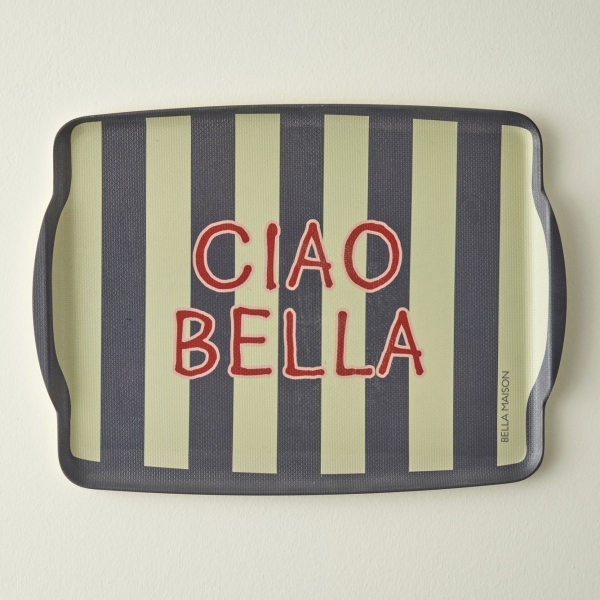 Line Melamine 42 x 31 cm Tray - Multicolor