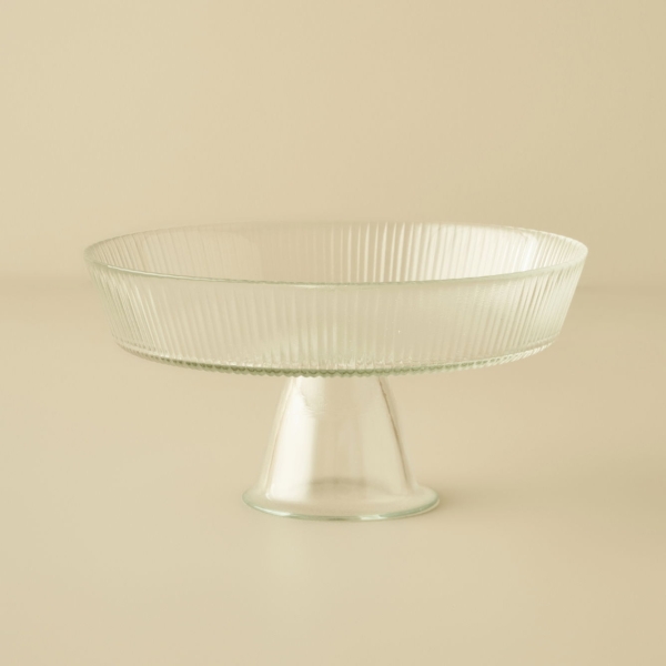 24 x 12.5 cm Line Standing Presentation Stand - Transparent