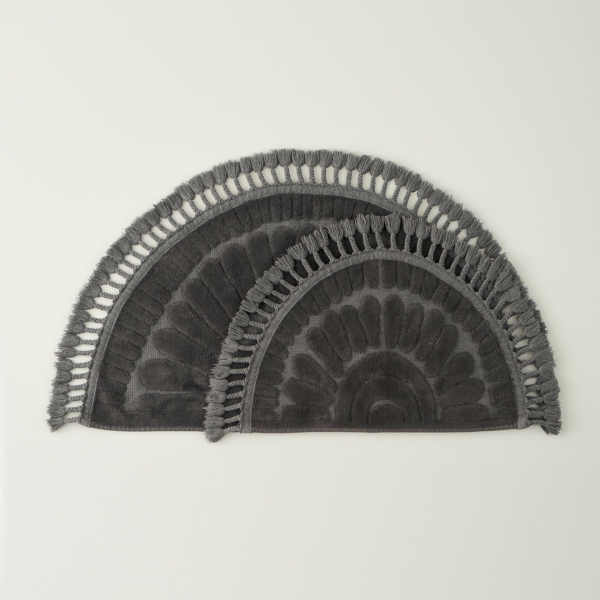 2 Pieces Sunshine Bathmat Set - Anthracite