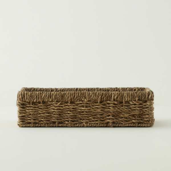 Nira 35 x 24 x 9 cm Wicker Basket - Beige