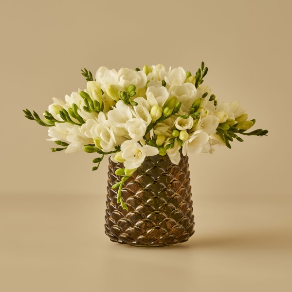 Irene 11.5 x 11.5 x 3 cm Glass Vase - Green