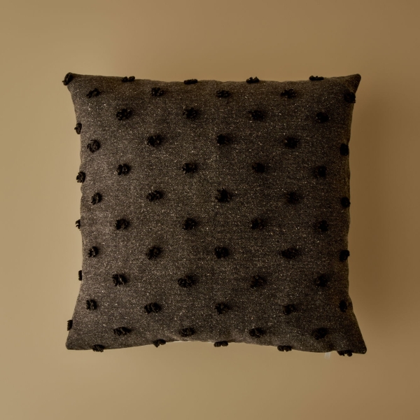 43 x 43 cm Maroc Cotton Filled Decorative Pillow - Anthracite