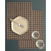 Claudia Polyester 2 Pcs American Service 30x45 cm Grey