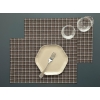 Claudia Polyester 2 Pcs American Service 30x45 cm Grey