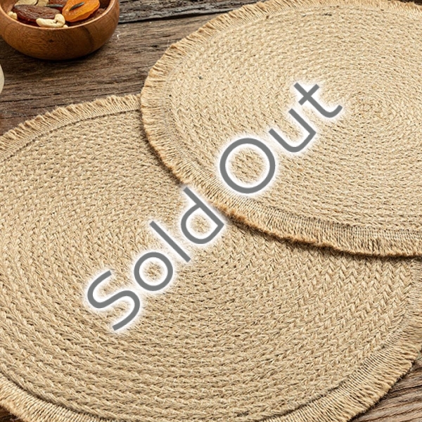 Resta Jute 2-Piece Placemat 35 cm Natural