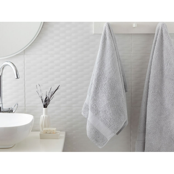 Pure Basic Face Towel 50x90 cm Gray