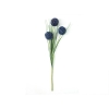 Grass Bush Single Branch Artificial Flower 63 cm Dark Blue
