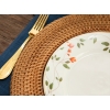 Belleza New Bone China Cake Plate 20 cm Navy Blue-Orange-Green