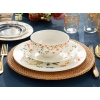 Belleza New Bone China Cake Plate 20 cm Navy Blue-Orange-Green