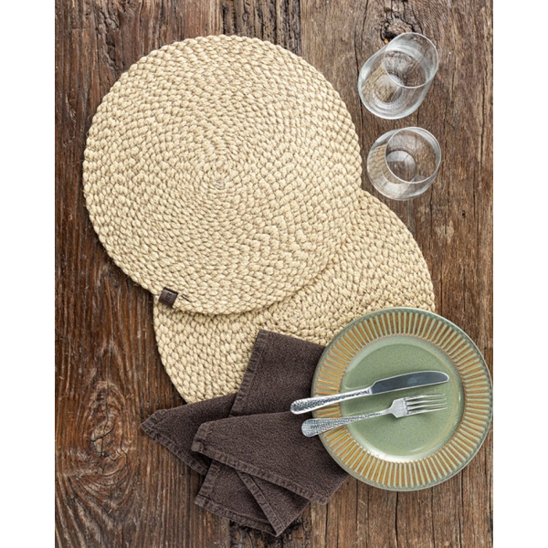 Elisa Jute 2-Piece American Service 35 cm Natural