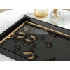 Butterfly Goldie Decorative Tray 31x46 Cm Black-gold