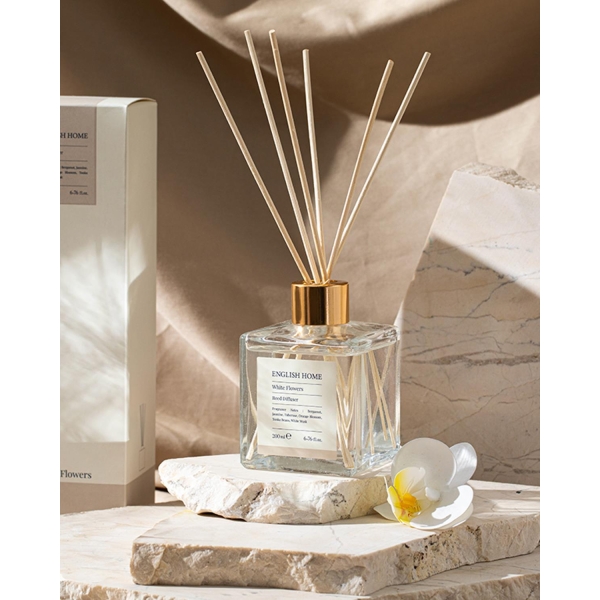 White Flowers Stick Room Fragrance 200 ml Beige