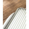Bold Stripe Melamine Anti-Slip Tray 37x27 Cm Green