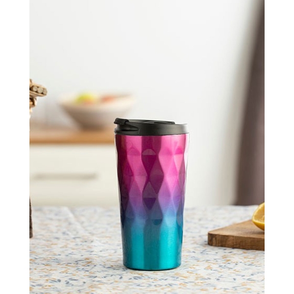 Napoli Stainless Steel Thermos 350 ml Pink-Blue
