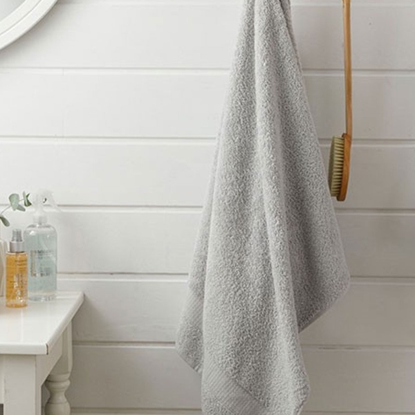 Pure Basic Bath Towel 100x150 cm Gray