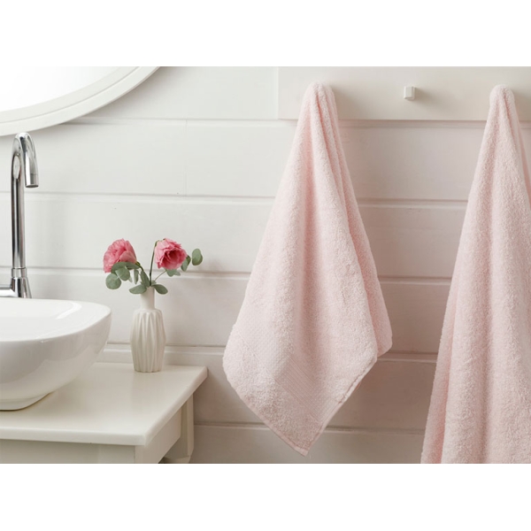 Pure Basic Face Towel 50x90 cm Pink