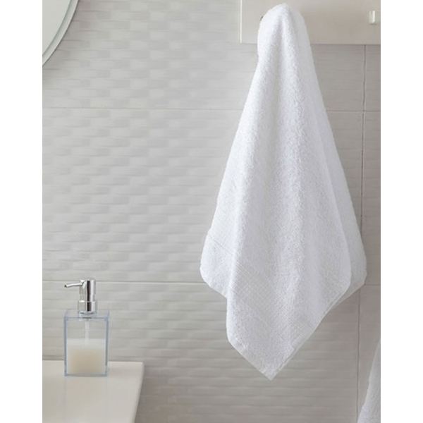 Pure Basic Face Towel 50x90 cm White
