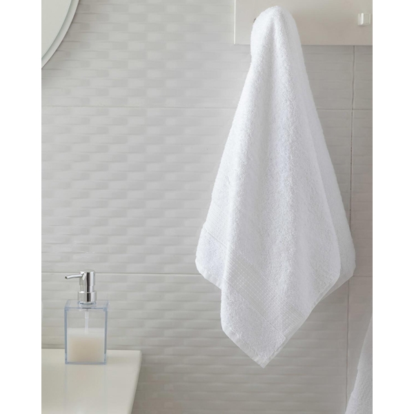 Pure Basic Face Towel 50x90 cm White