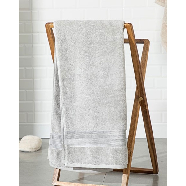 Deluxe Cotton Low Twist Bath Towel 70x140 cm Gray