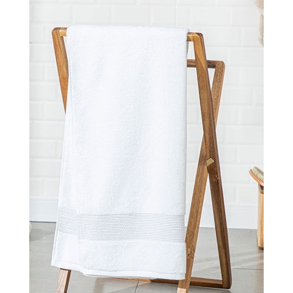 Deluxe Cottony Low Twist Bath Towel 70x140 cm White