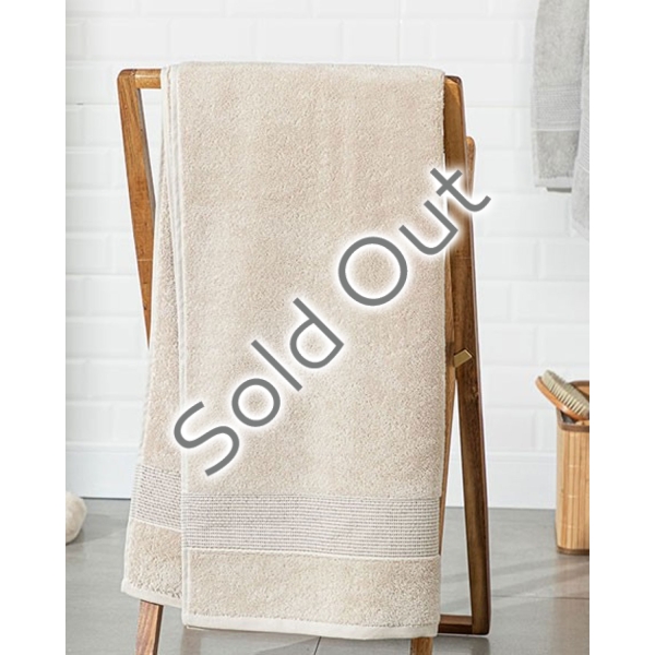 Deluxe Cottony Low Twist Bath Towel 90x150 cm Beige