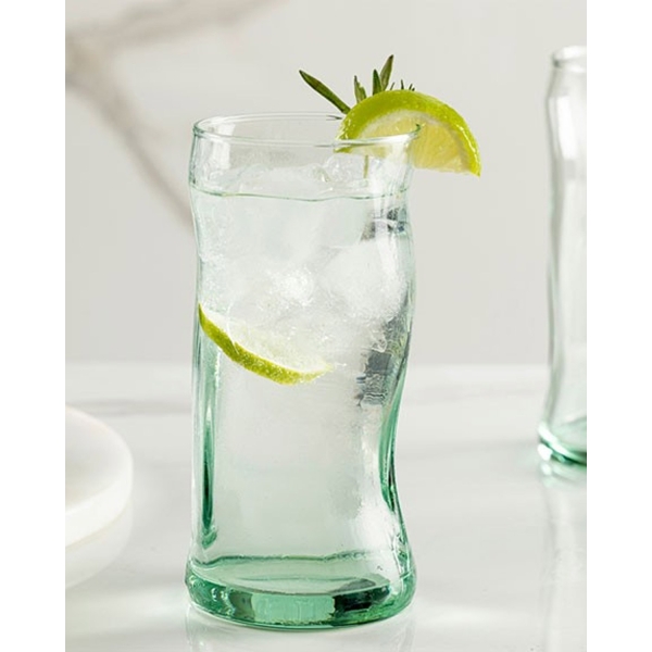 Paşabahçe Aware - Amorf Glass Juice Glass 4 Pieces Set 440 ml Transparent