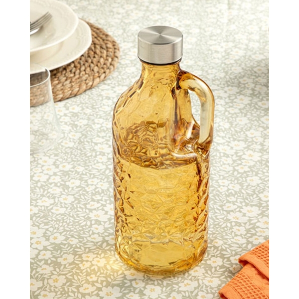 Riley Glass Bottle 1000 ml Orange,