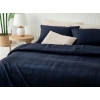 Aurora Silky Touch Double Person Duvet Cover Set 200x220 cm Midnight Blue