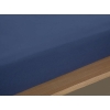 Plain Cotton King Size Sheet 260x280 cm Midnight Blue