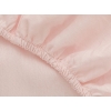 Plain Cotton Intermediate Size Fitted Sheet 140x200 cm Powder Pink