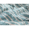 Crispate Seersucker For One Person Duvet Cover Set 160x220 cm Petrol Blue – Coral
