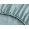 Crispate Seersucker For One Person Duvet Cover Set 160x220 cm Petrol Blue – Coral