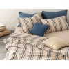 Anchor Hitch Washed For One Person Duvet Cover Set 160x220 cm Beige - Indigo