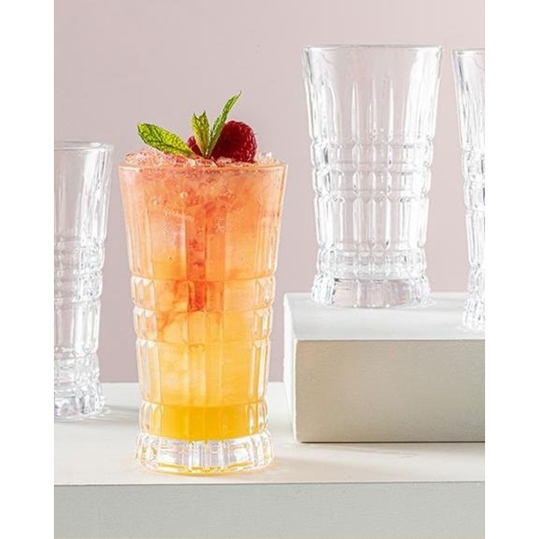 Uni Glass 4 Pcs Soft Drink Glass 290 Ml