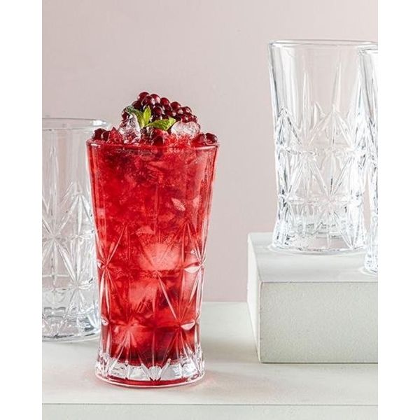 Vera Glass 4 Pcs Soft Drink Glass 290 Ml