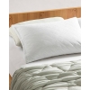 Cotton Quilted Pillow Protector 50x70 cm White